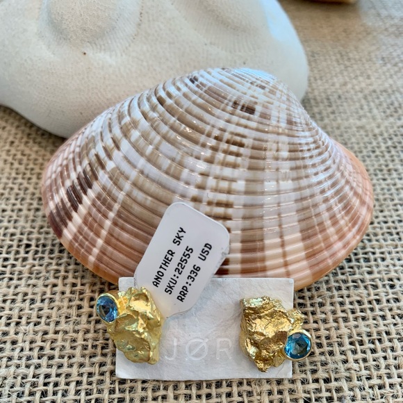 Bjorg gold topaz earrings